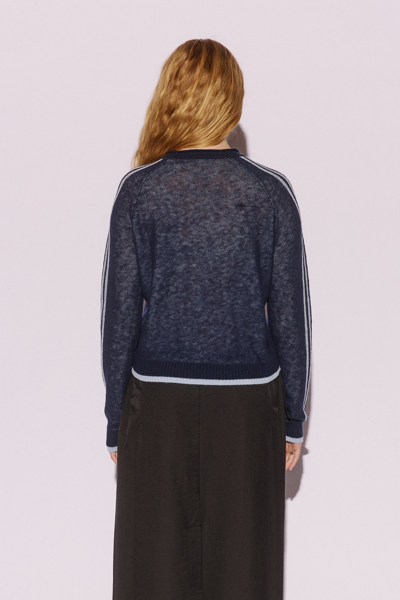 Noor Rose Knit - Navy