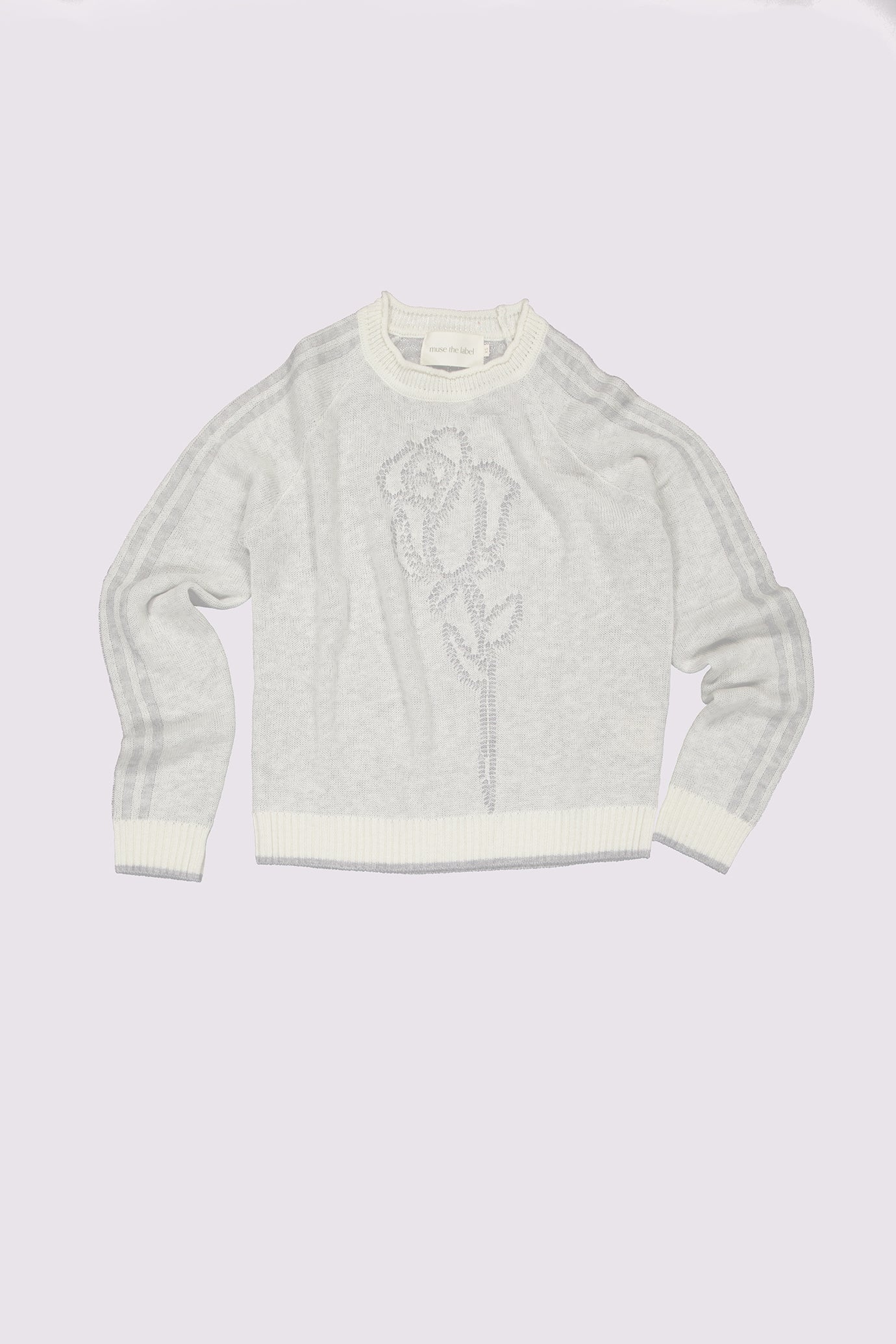 Noor Rose Knit - Snow