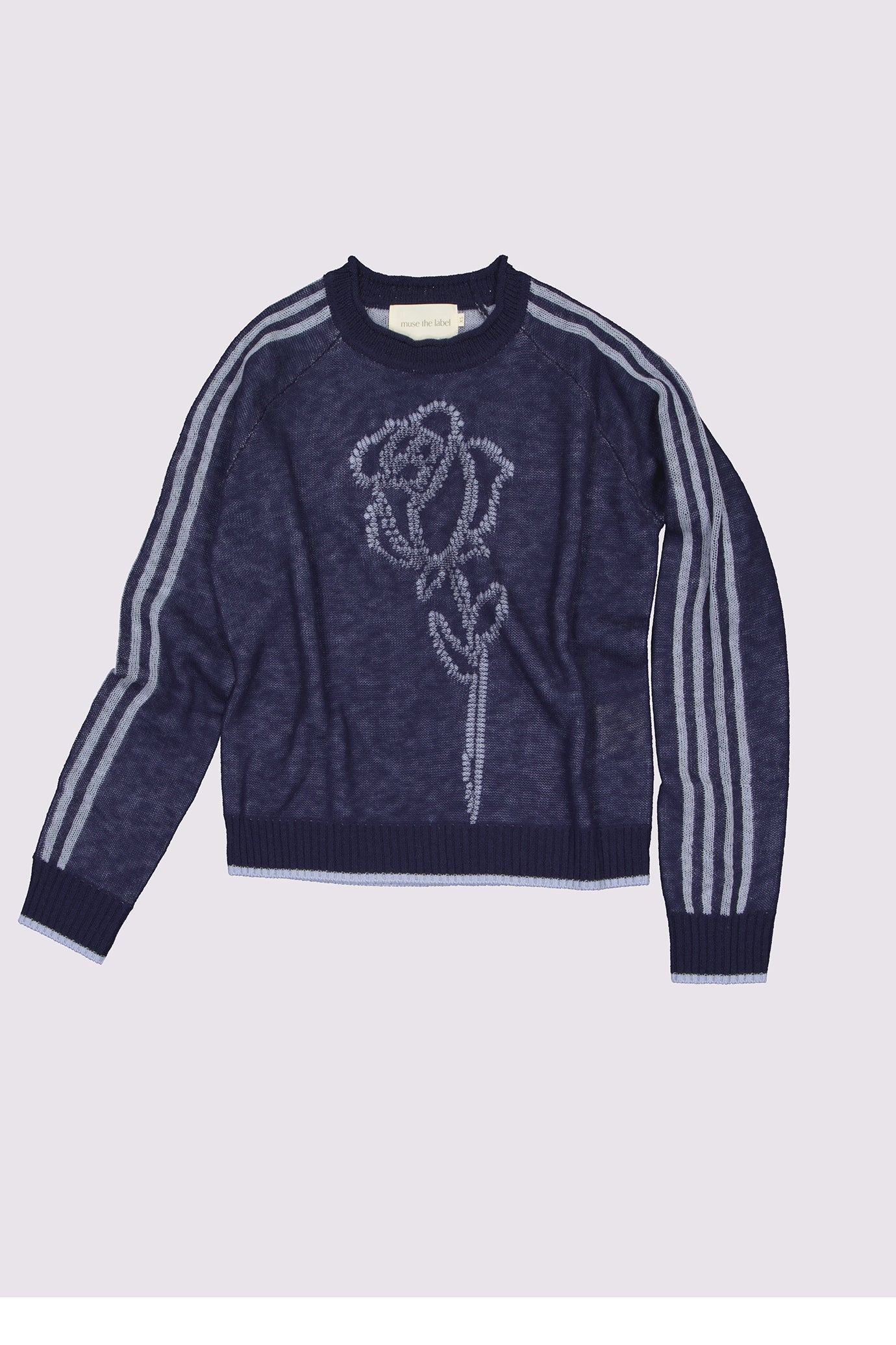 Noor Rose Knit - Navy