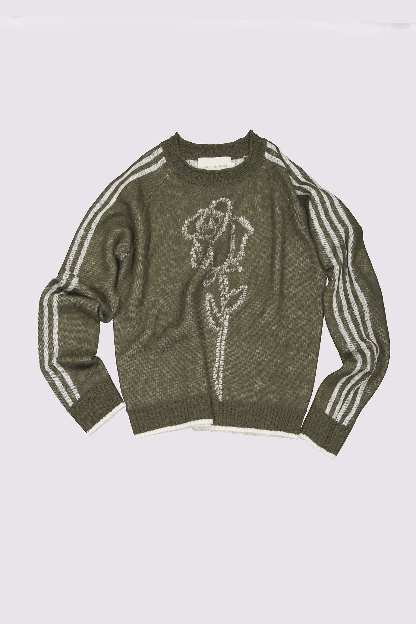 Noor Rose Knit - Khaki