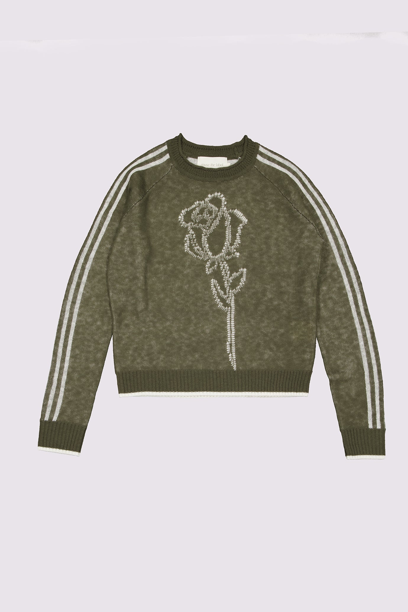 Noor Rose Knit - Khaki
