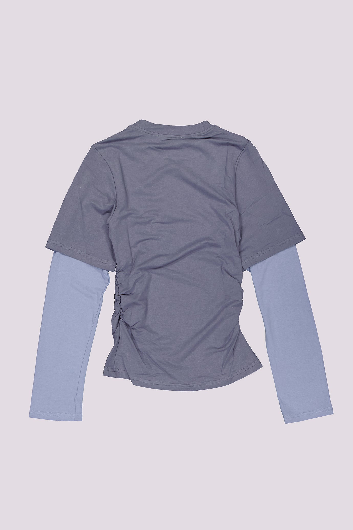 Tavi Layered Tee - Steel