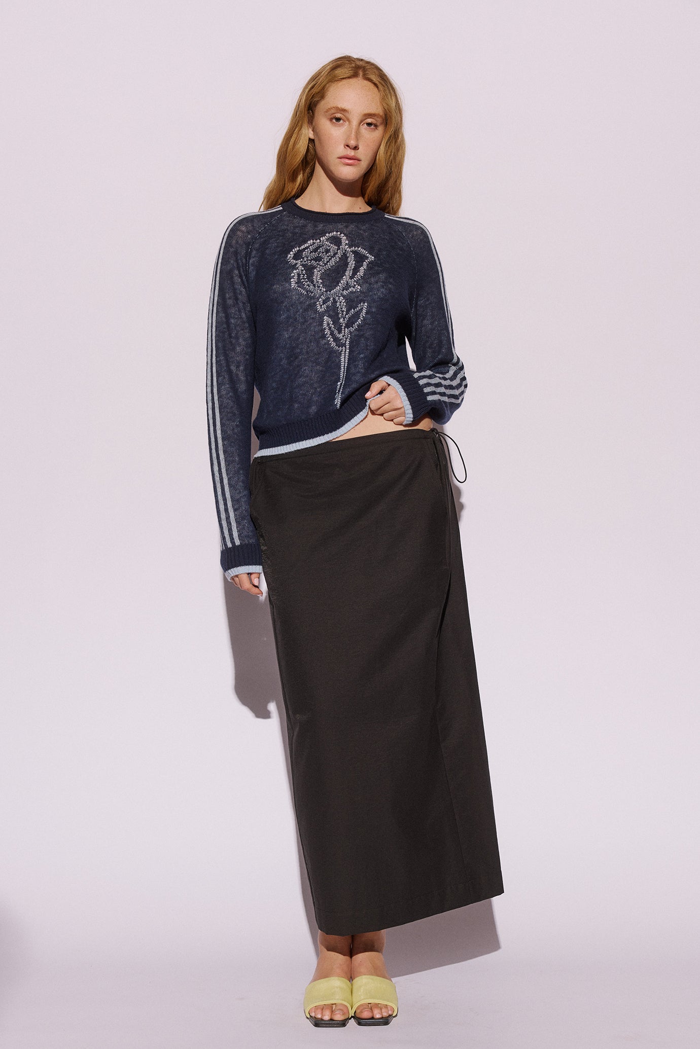 【INCHANT ME】Muse Belt Long Banding Skirt SHOP, SKIRTS – Muse The Label