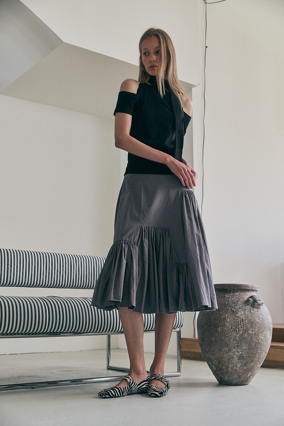 Noma Skirt - Slate – Muse The Label