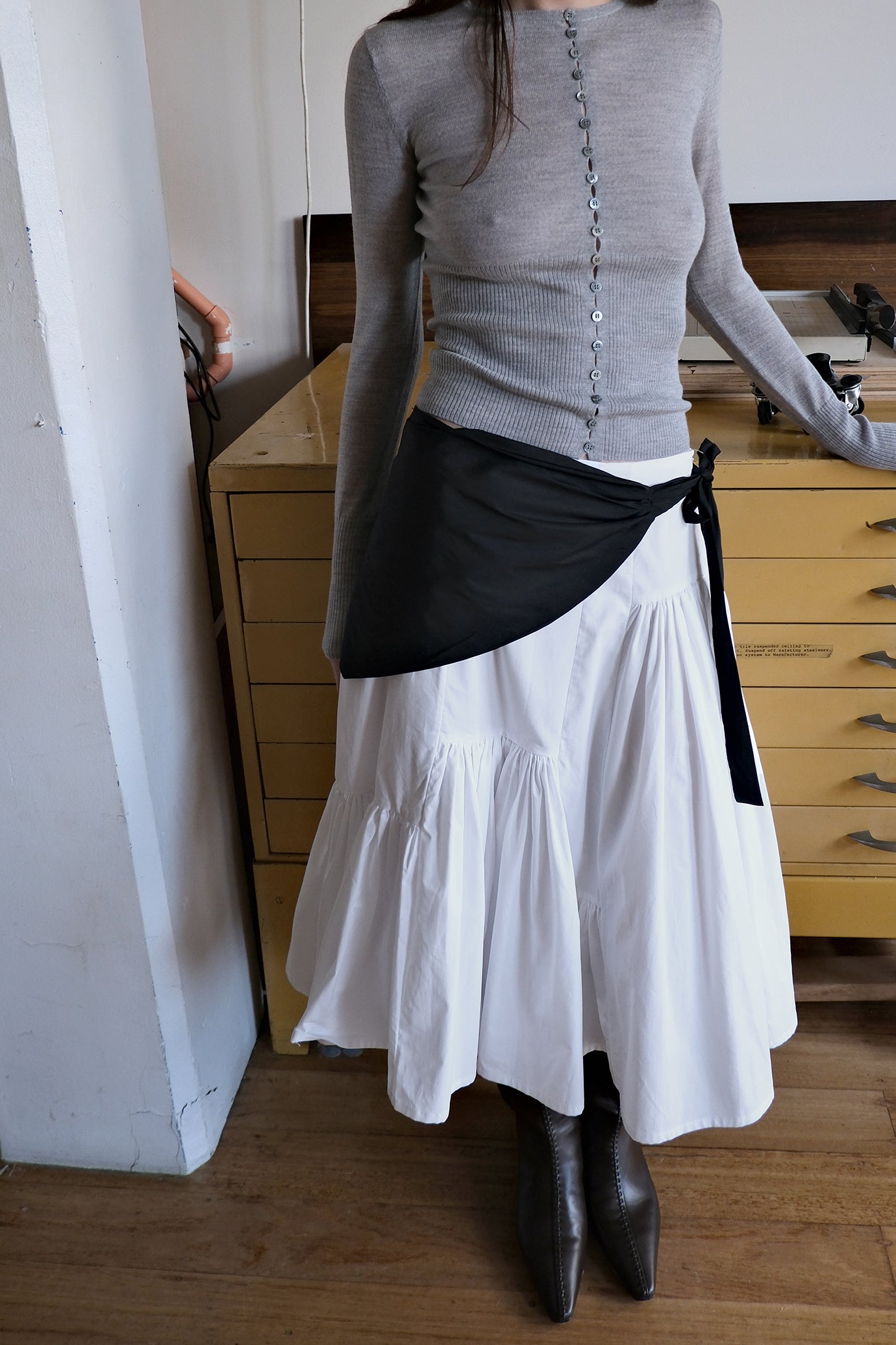 Waist Scarf  - Black