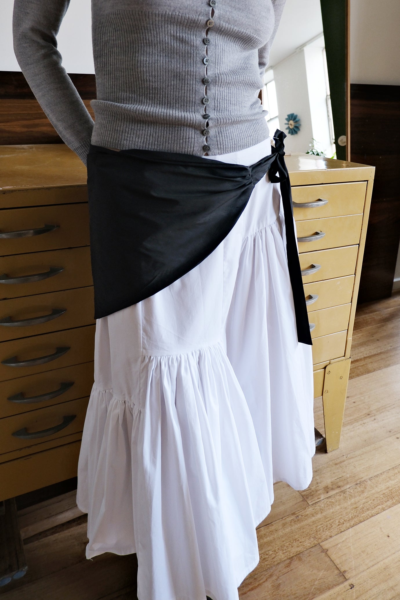 Waist Scarf  - Black