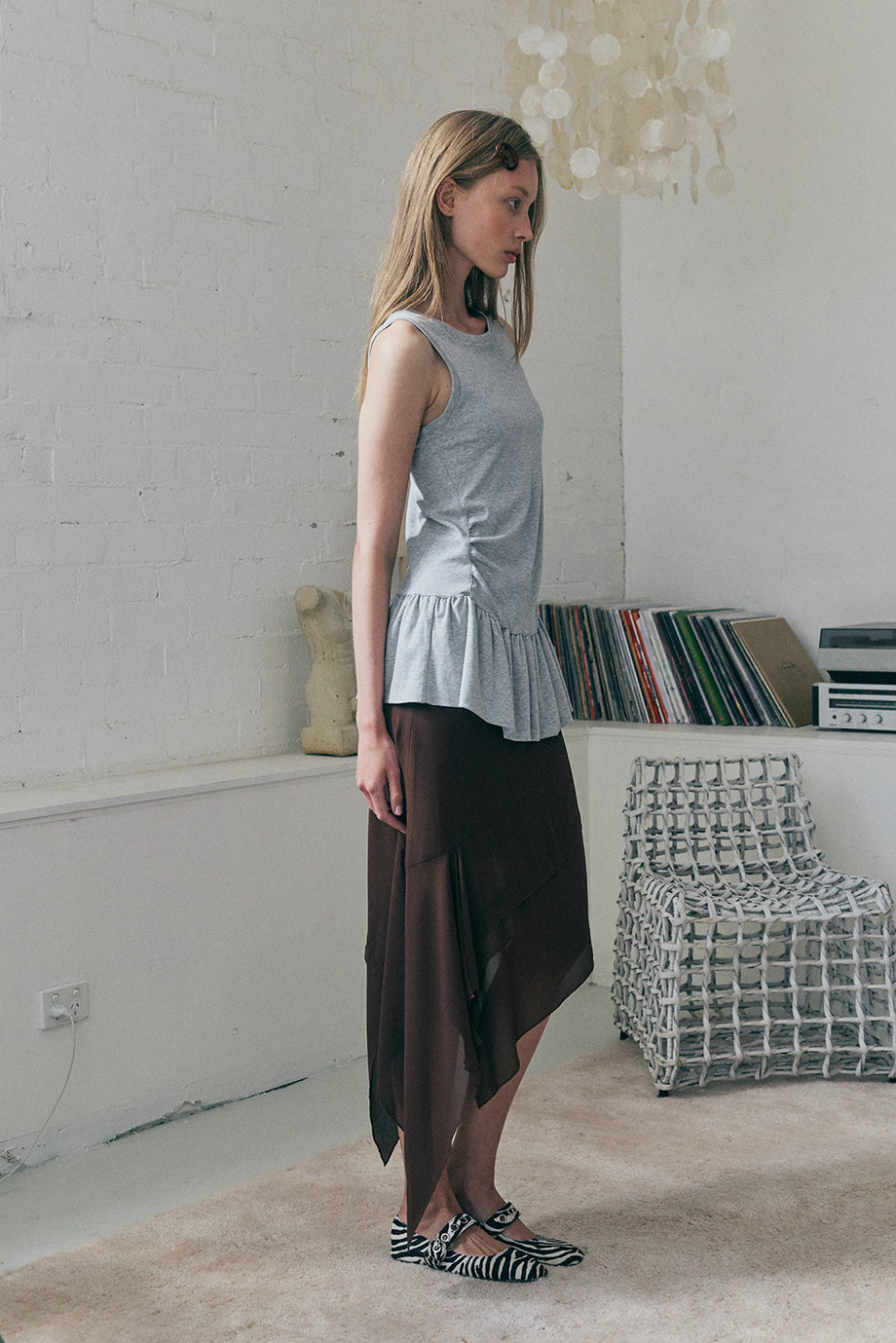 Drift Top - Grey Marle