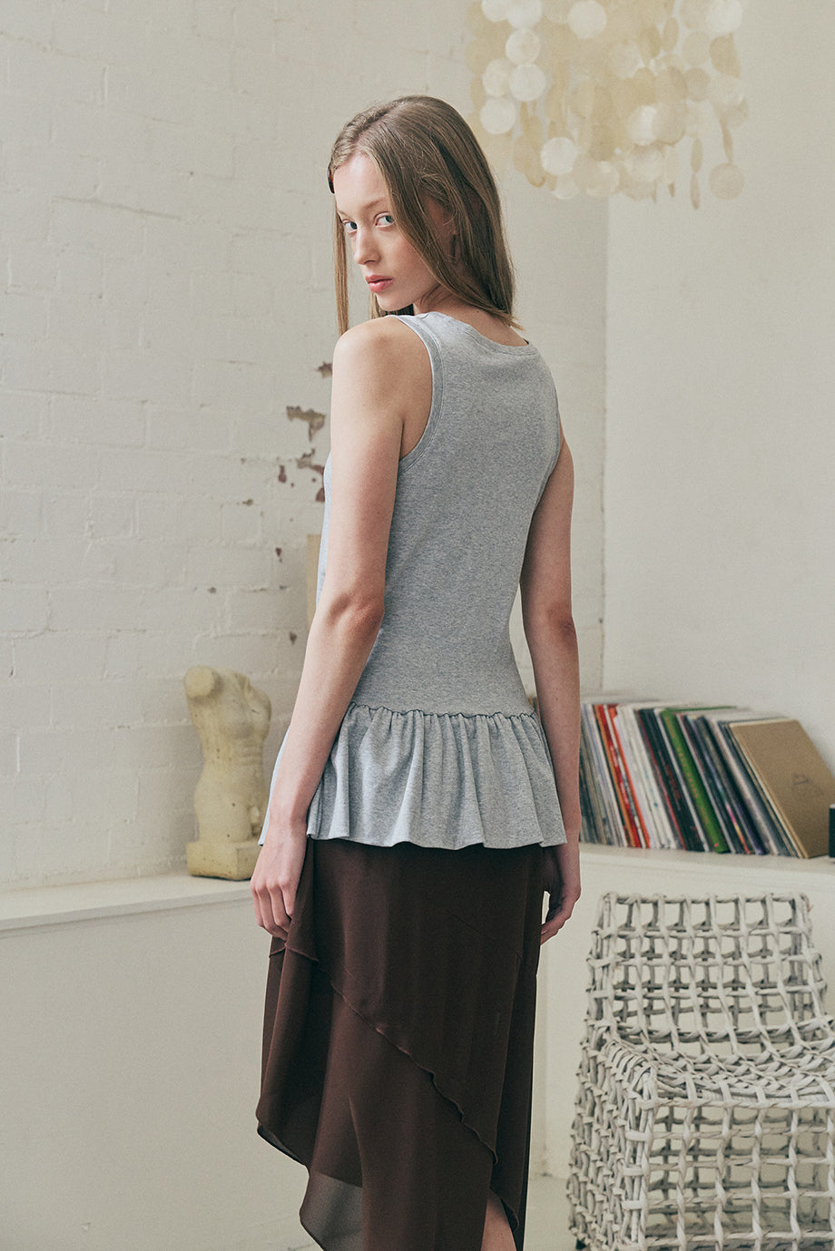 Drift Top - Grey Marle