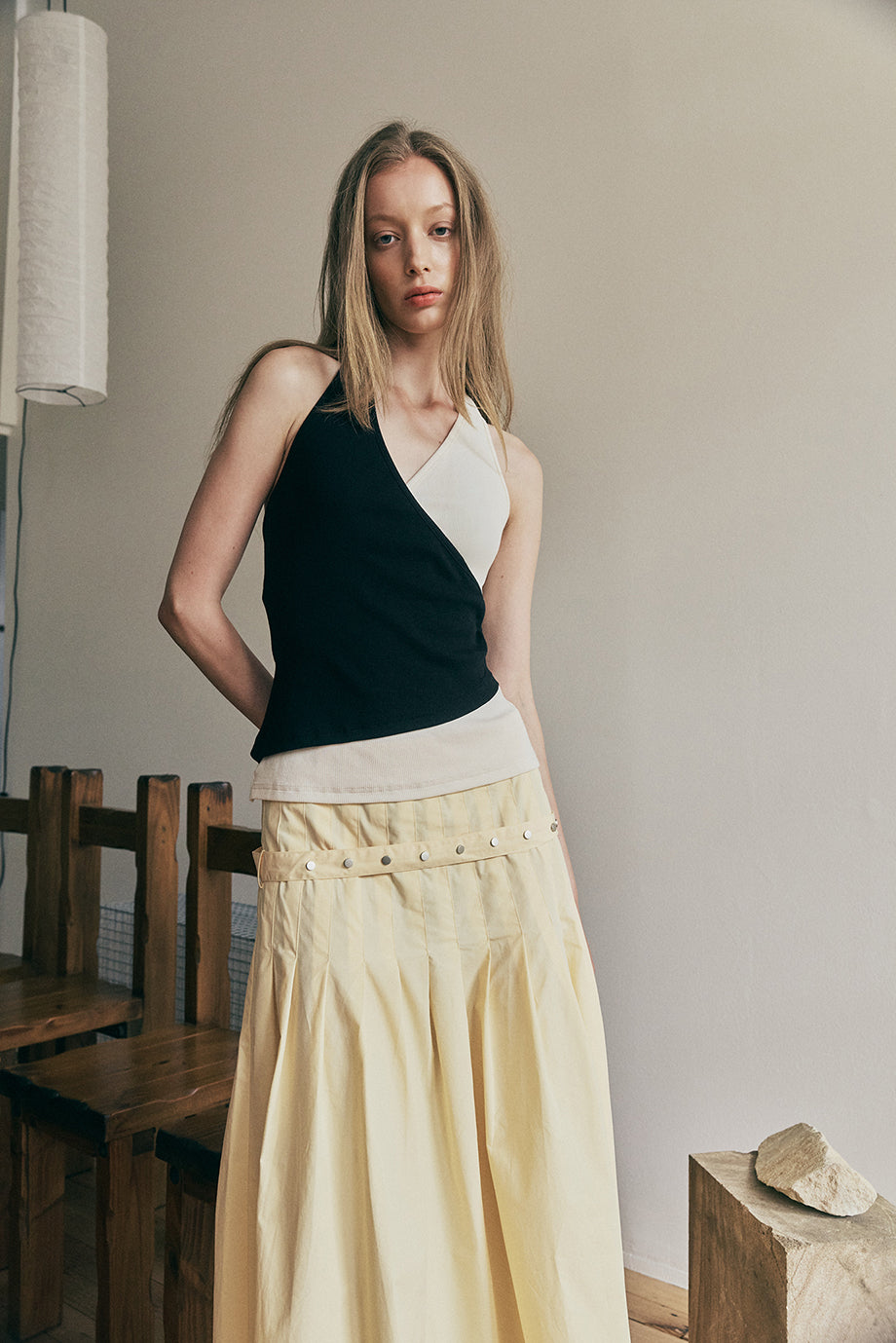Greta Skirt - Butter Yellow