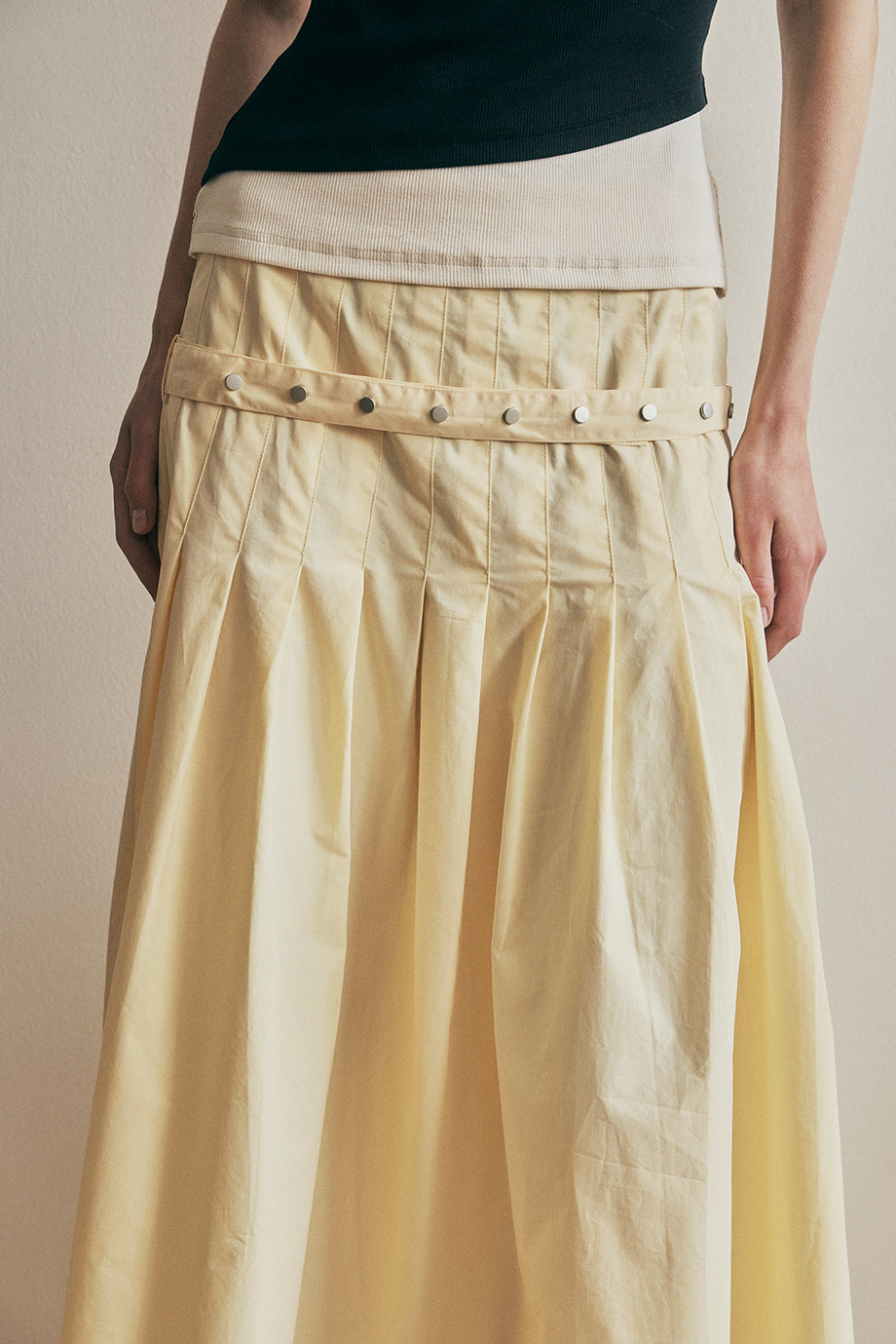 Greta Skirt - Butter Yellow