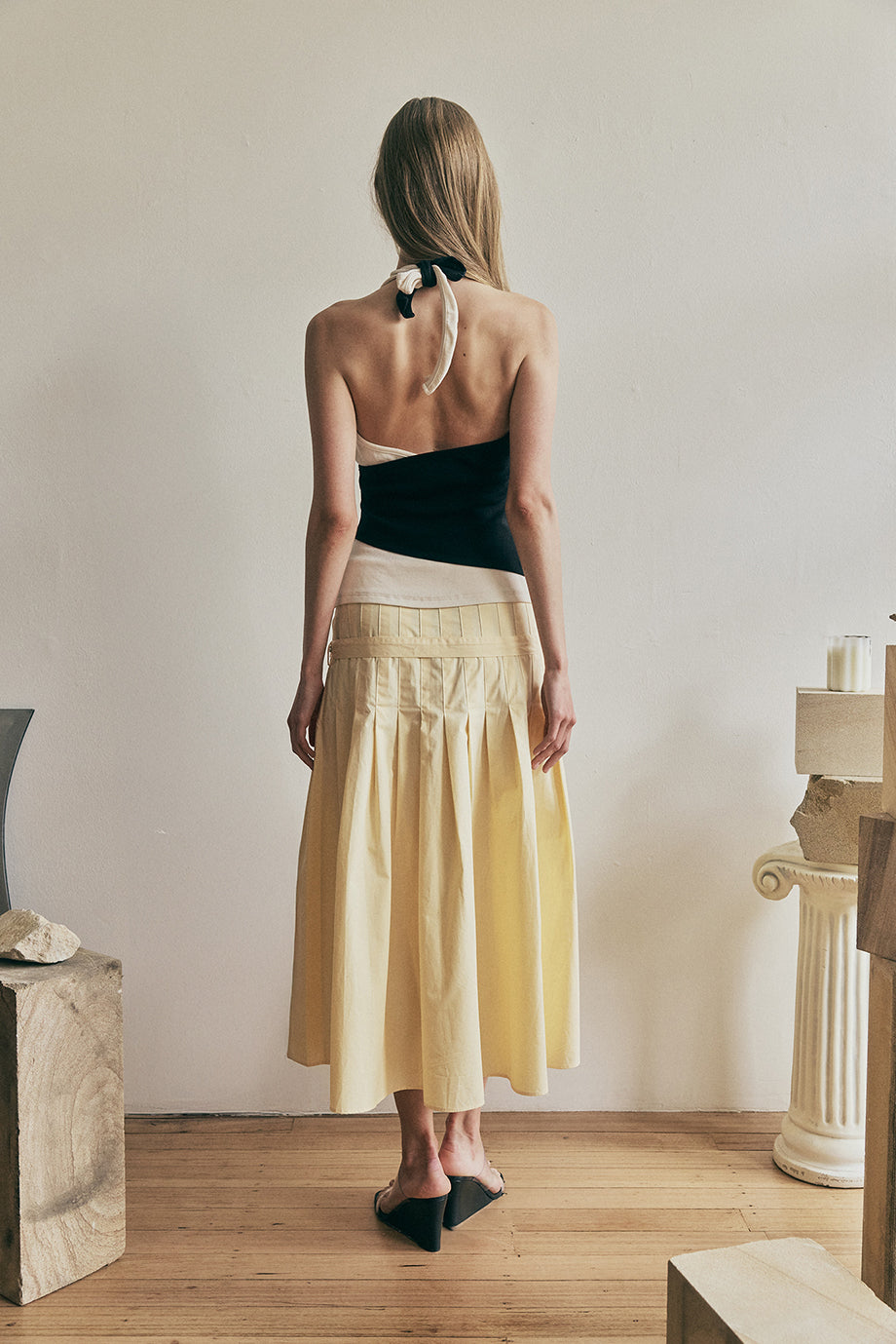 Greta Skirt - Butter Yellow