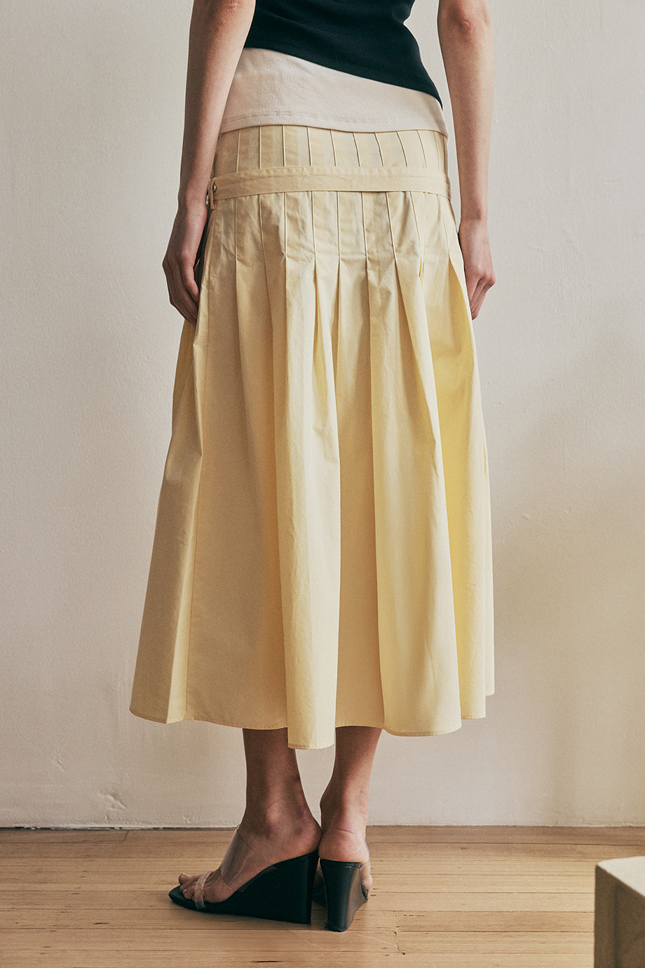 Greta Skirt - Butter Yellow