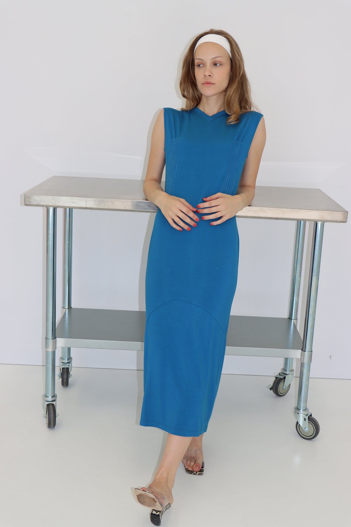 Carmen Dress - Blue