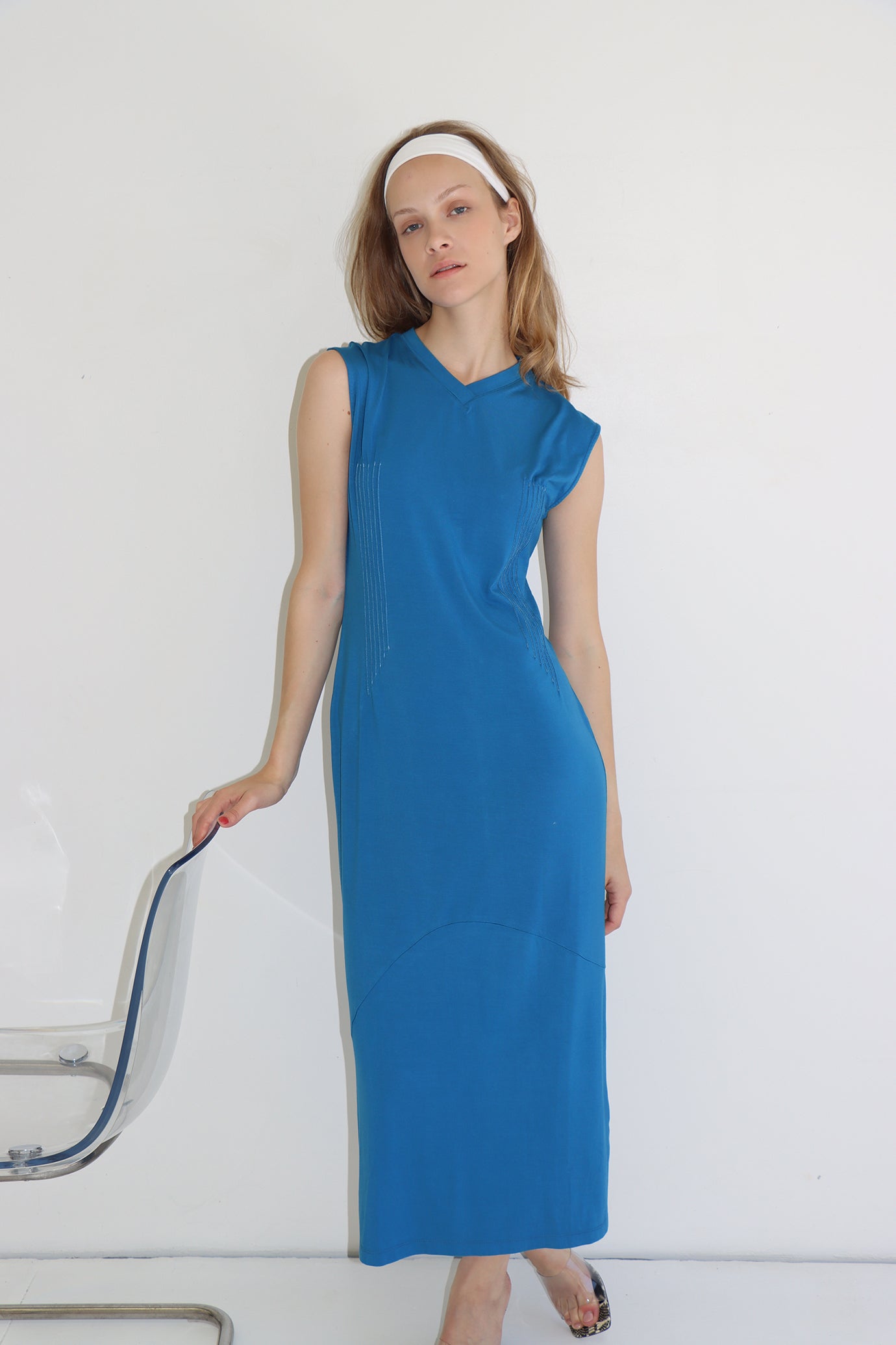 Carmen Dress - Blue