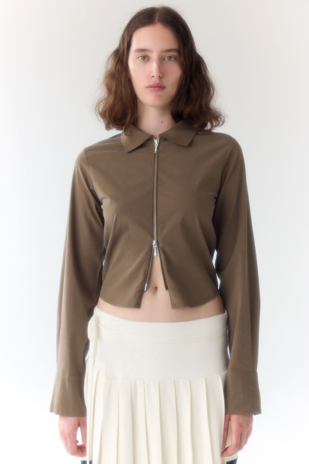 Sika Zip Shirt - Khaki