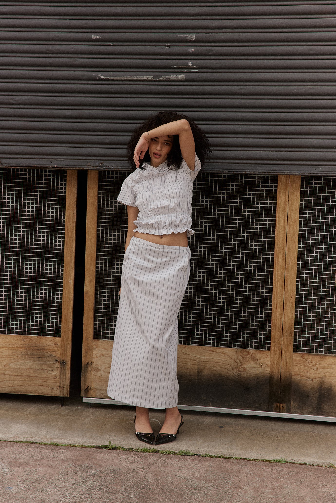 Echo Skirt - Stripe