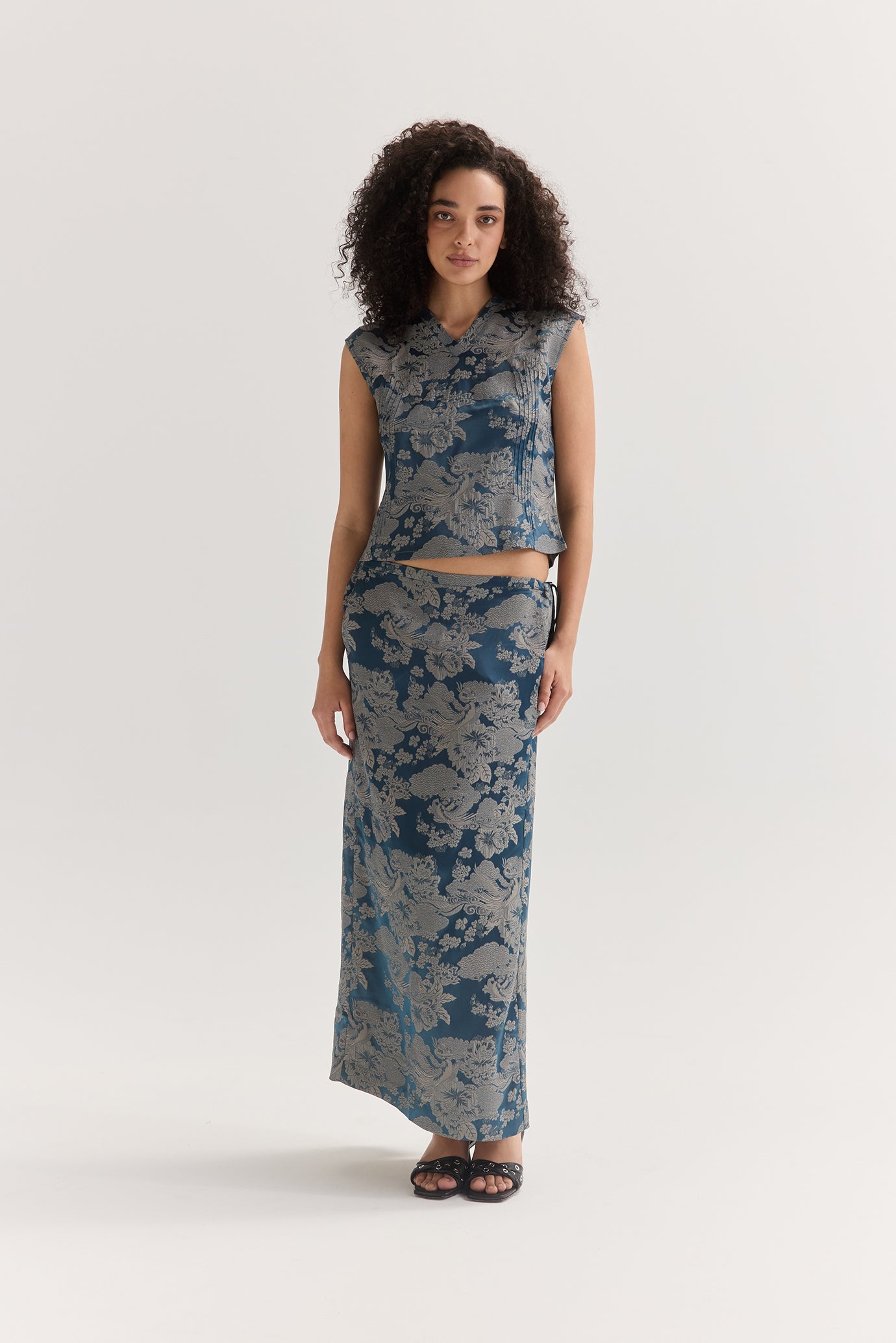 Echo Skirt - Jacquard – Muse The Label