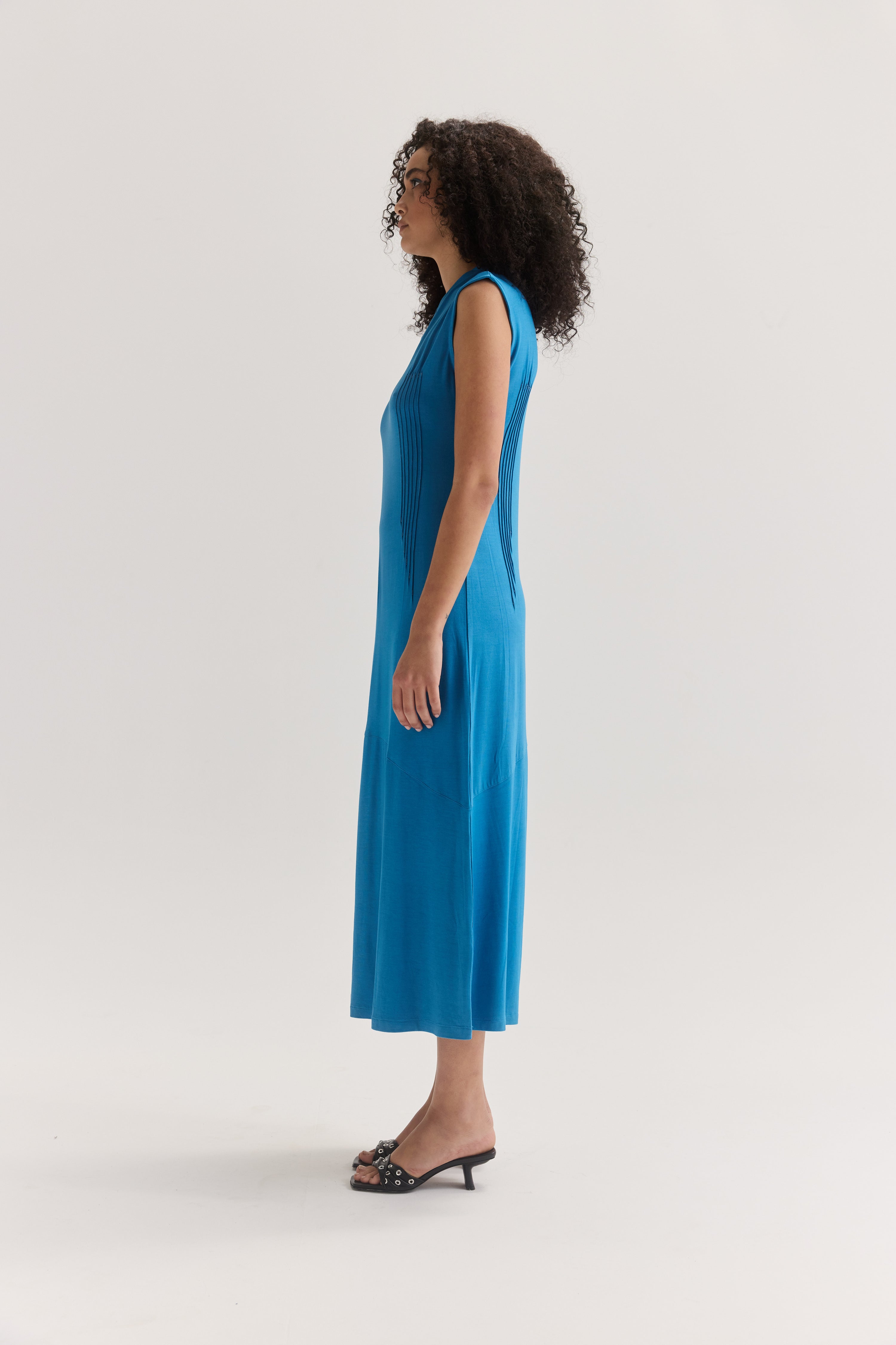 Carmen Dress - Blue