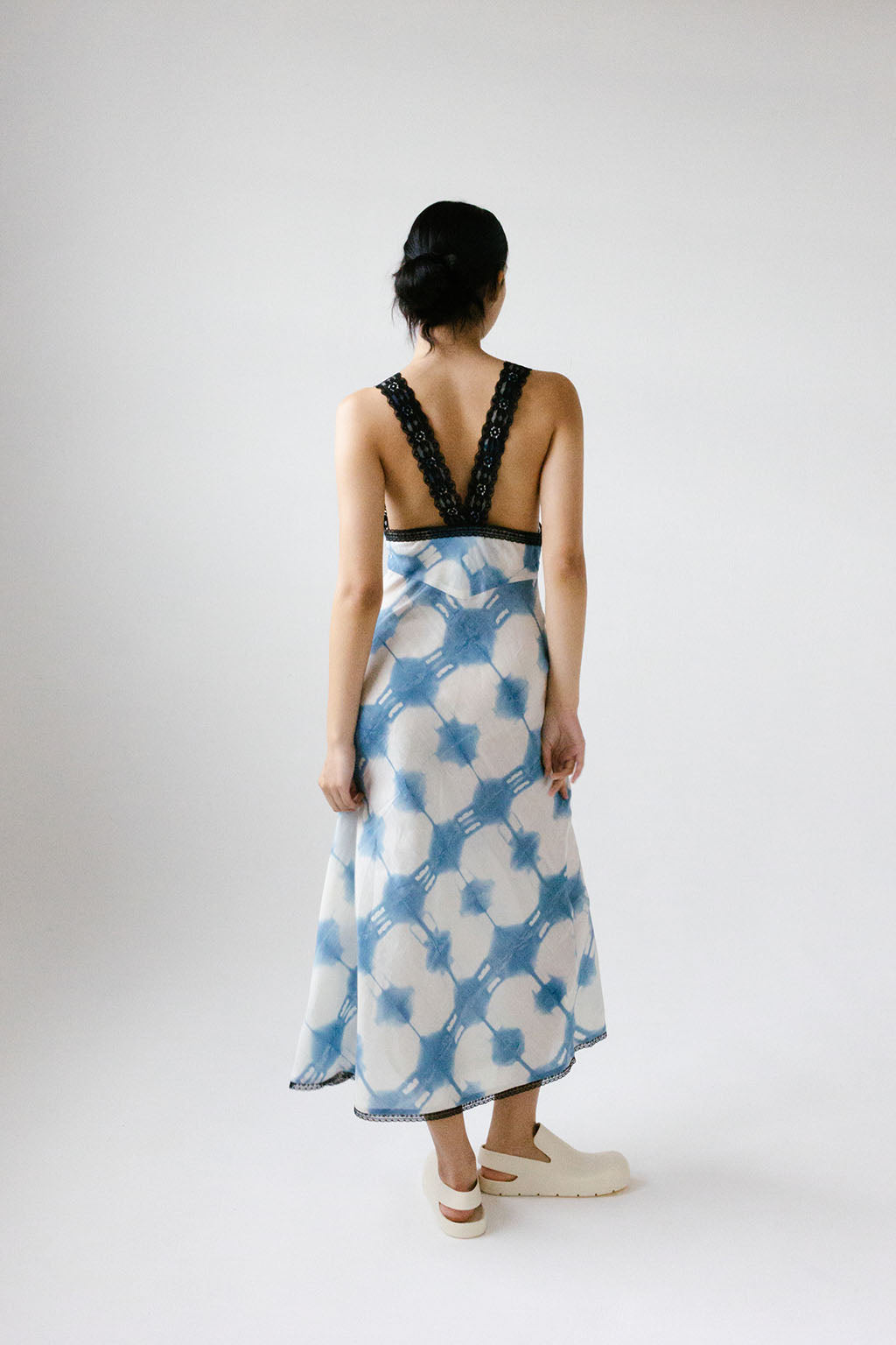 Mimi Dress - Indigo Tie Dye